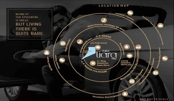 Purva Tiara location map